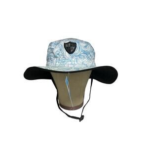 NEW SA Company Blue Tidal Waves Adult Boonie 2.0 Floating Bucket Hat